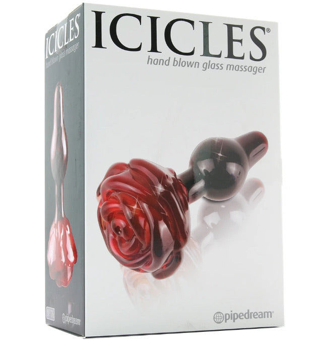 Icicles Glass Rose Plug