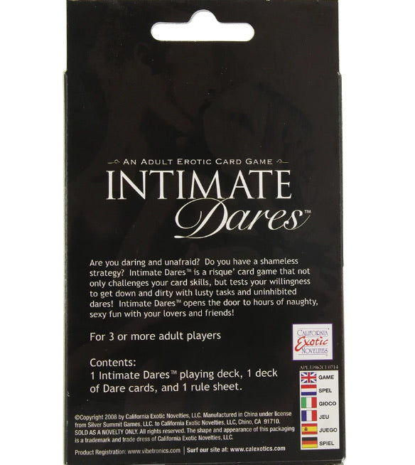 Intimate Dares Adult Erotic Game